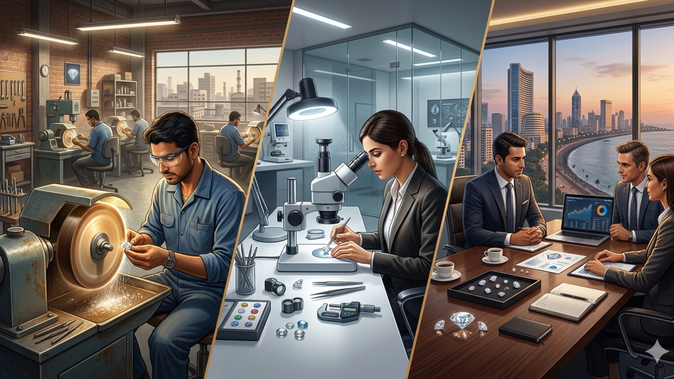 job in diamond industry